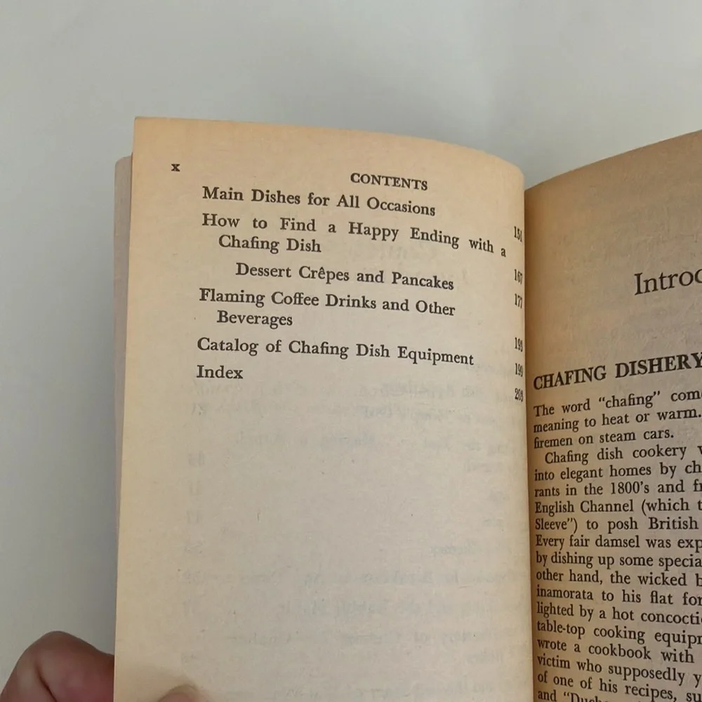 International Chafing Dish Cookbook 1971 Paperback Cooking Entertaining Vintage